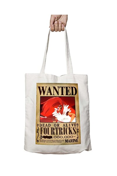 ART HEDİYE Fourtricks Wanted Anime - حقيبة قابلة للغسل مطبوعة على الجانبين