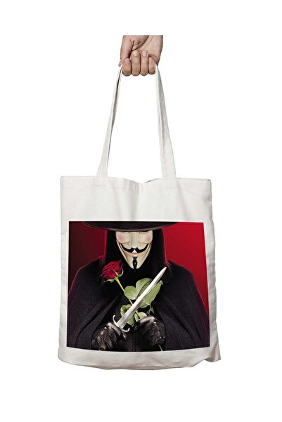 ART HEDİYE Vandetta Kılıç Gül - Двостороння сумка з постійним принтом, яку мо...