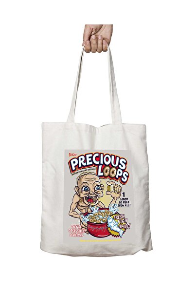 ART HEDİYE Lord Of The Rings Hobbit Cereal Gollums Precious Loops - Двосторон...
