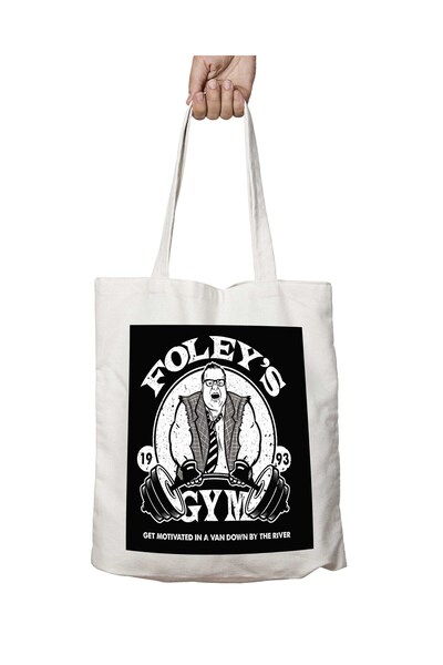 ART HEDİYE حقيبة مطبوعة قابلة للغسل من Matt Foleys Gym - Down By The River Sa...