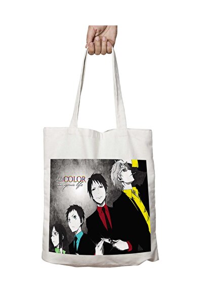 ART HEDİYE Add color in Your Life - Two Side Lasting Printed Washable Shoulde...