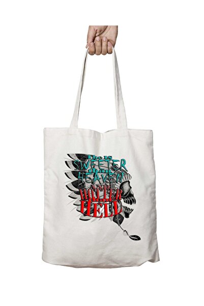 ART HEDİYE طباعة السماء والجحيم - حقيبة قابلة للغسل دائمة على الجانبين