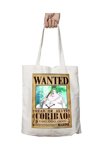 ART HEDİYE coribao Anime Patterned - Washable Permanent Shoulder Tote Bag, Tw...
