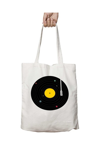 ART HEDİYE Сумка з принтом «Музика всюди» - двостороння, стійка