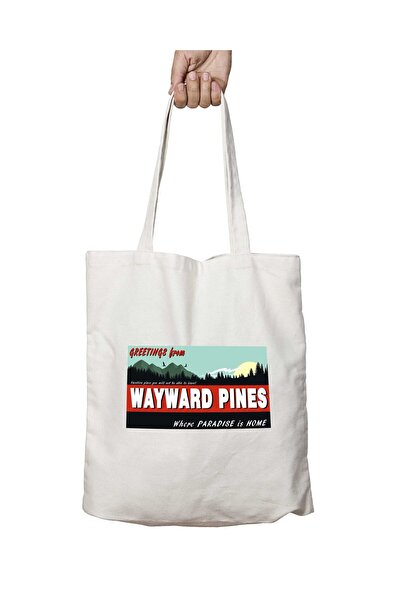 ART HEDİYE حقيبة Wayward Pines - Paradise Is Home قابلة للغسل، مطبوعة على الج...