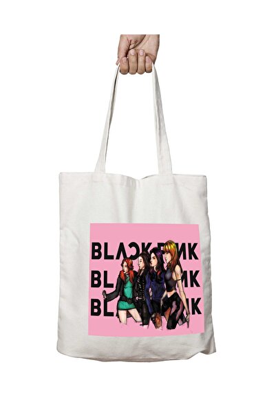 ART HEDİYE Black Rose Written - Washable Printed Permanent Bag