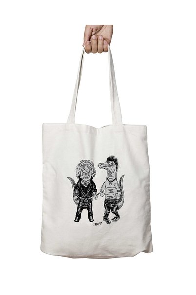 ART HEDİYE Pun Croc Two-Sided Permanent Printed Washable School Beach Shoulde...