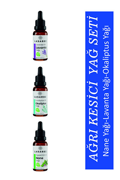lasaroz Rahatlatıcı Baş Ağrısı Kesici Ağrı Yağı, Stres Kaygı Yağı Ağrı Kesici...