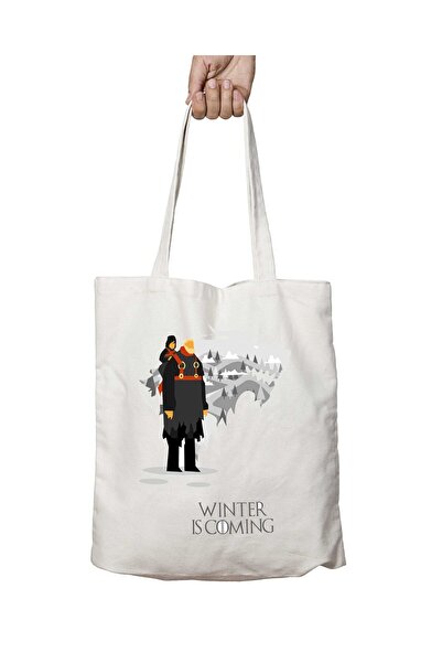 ART HEDİYE حقيبة قابلة للغسل بطبعات Game Of Thrones Bran وHodor - تدوم على ال...