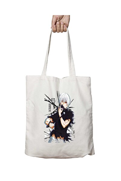 ART HEDİYE Tokyo Ghoul Ken Kaneki (2) - حقيبة قابلة للغسل مطبوعة على الجانبين
