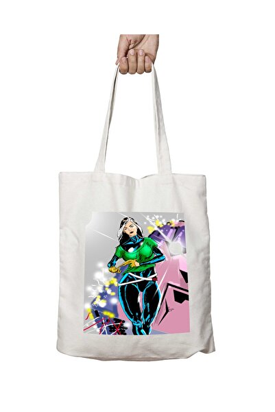 ART HEDİYE Rogue-Xmen Washable Shoulder Tote Bag - Lasting Printed, for Beach...