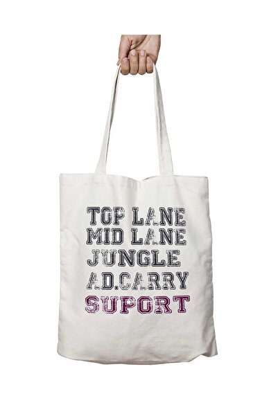 ART HEDİYE Suport Top lane - Two Sided Printed Washable Bag
