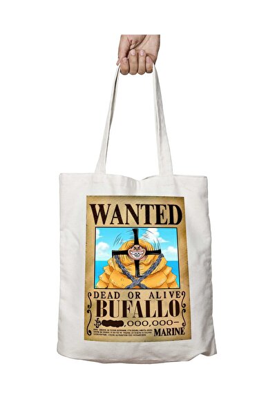 ART HEDİYE حقيبة كتف من Wanted Bufallo بنمط الرسوم المتحركة - قابلة للغسل، تد...