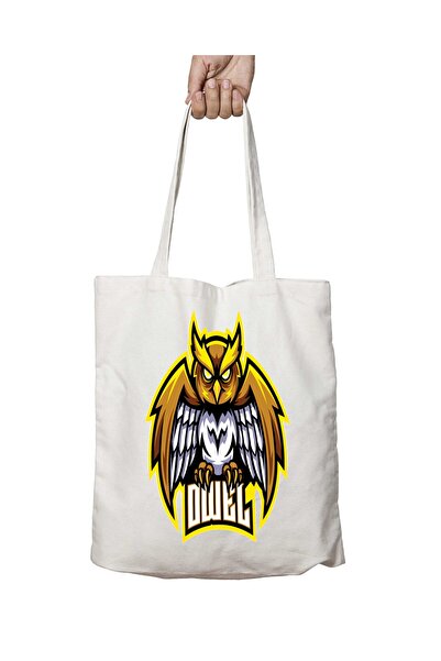 ART HEDİYE Owl Sport Owl - Washable Permanent Printed Bag