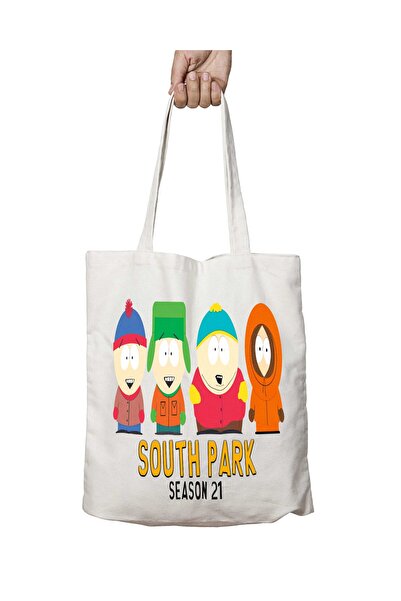 ART HEDİYE حقيبة ساوث بارك كايل بروفلوفسكي إيريك كارتمان ستان مارش كيني - حقيبة قابلة للغسل مطبوعة على الجانبين