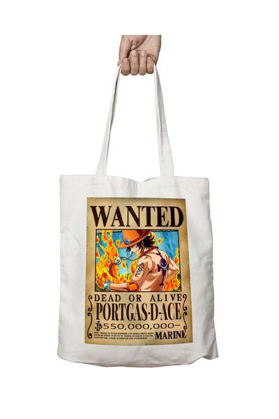 ART HEDİYE حقيبة كتف Portgas D Ace بنمط الرسوم المتحركة - قابلة للغسل ودائمة،...