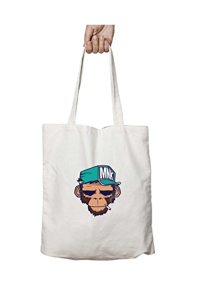 ART HEDİYE Сигаретна мавпа - двостороння сумка з постійним принтом, яку можна...