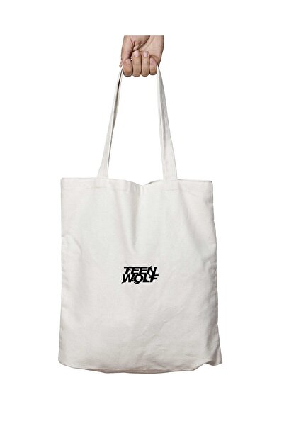 ART HEDİYE Teen Wolf (2) - Washable Permanent Printed Shoulder Tote Bag