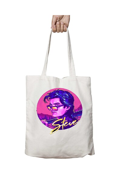 ART HEDİYE Stranger Things STEVE HARRINGTON Washable Shoulder Tote Bag - Two ...