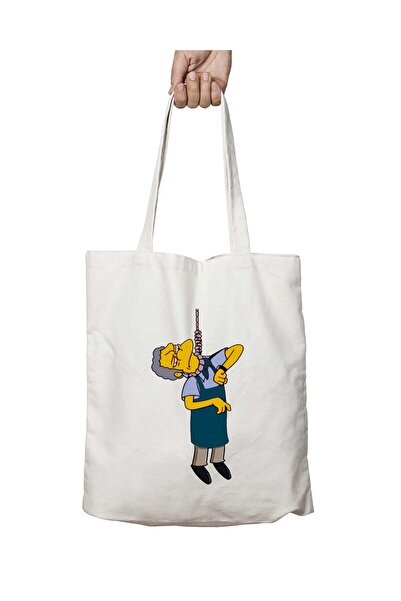 ART HEDİYE Simpson Suicide Rope - Washable Printed Permanent Bag