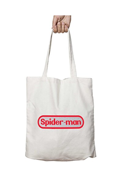 ART HEDİYE Spider Man Homecoming - Nintendo Two Sided Permanent Washable Bag