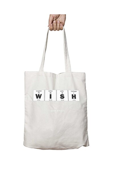 ART HEDİYE WISH - Prompter PeriodicallY Washable Bag, Two Sides Permanent Pri...