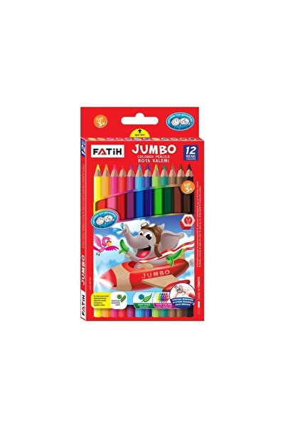 FATİH KALEM Fatih 12 Renk Jumbo Kuru Boya