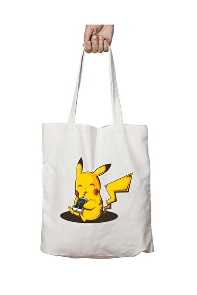 ART HEDİYE بوكيمون بيكاتشو مطبوع عليه الهاتف الذكي - حقيبة كتف ثابتة وقابلة ل...