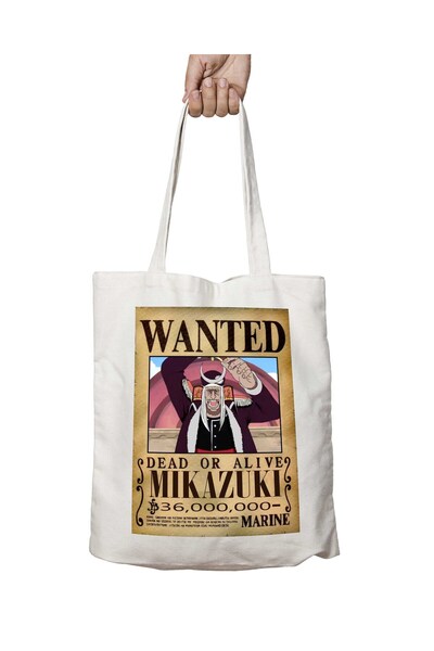 ART HEDİYE Wanted Mikazuki Anime - حقيبة دائمة قابلة للغسل على الجانبين