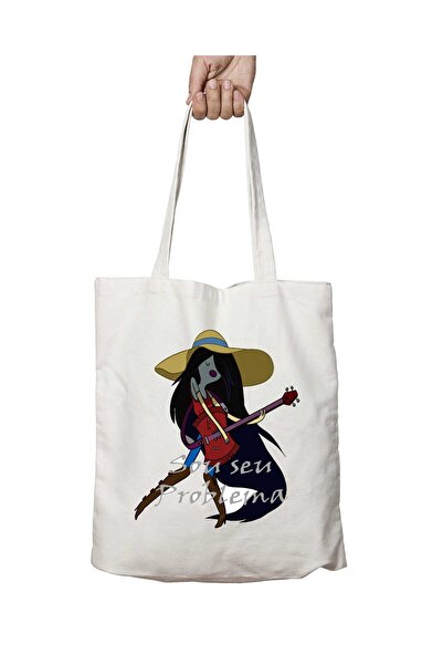 ART HEDİYE Вampir Kız - двостороння сумка з постійним принтом, яку можна прати