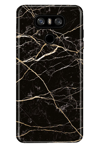 LG G6 Uyumlu Kılıf LG G6 Desenli Silikon Tokyo Mermer