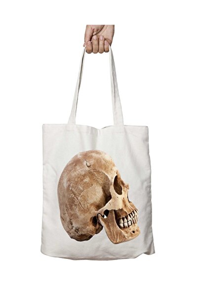 ART HEDİYE Прати можна Сумка з постійним принтом черепа - двосторонній PNG Pic