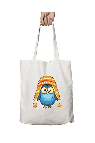 ART HEDİYE Owl Patterned Two Sides Permanent Hat - Washable School and Beach ...