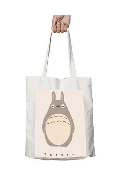 ART HEDİYE Totoro Anime character - Washable Two Sided Permanent Shoulder Tot...