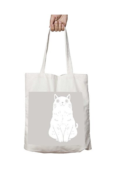 ART HEDİYE З малюнком кота - пральна сумка з міцною ручкою, для пляжу та школи