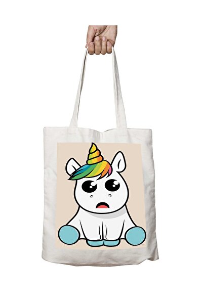 ART HEDİYE UNICORN з принтом «Здивований» пральна сумка - стійкий і здивовани...