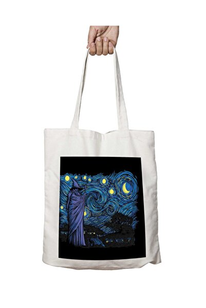 ART HEDİYE حقيبة فان جوخ ستاري هوبيتون منقوشة - سيد الخواتم قابلة للغسل، طباع...