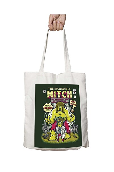 ART HEDİYE Incredible Mitch Regular Show - двостороння сумка з принтом, що пі...