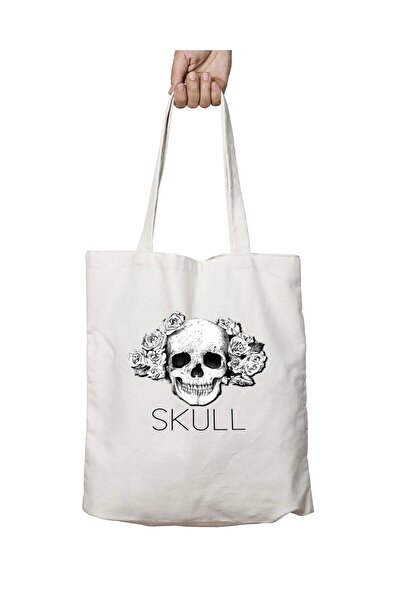 ART HEDİYE Сумка з принтом черепа - пральна пляжна та шкільна сумка через плече