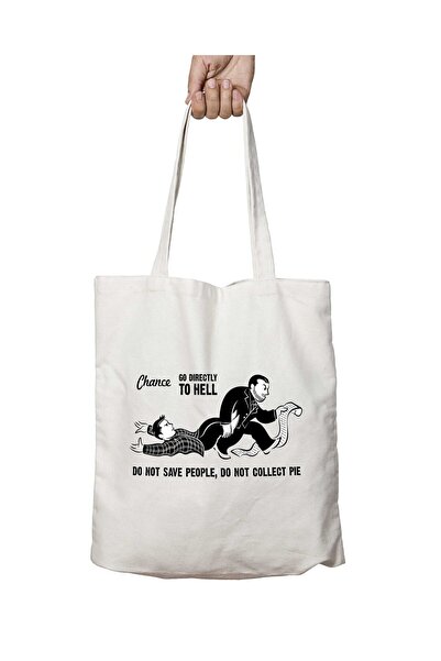 ART HEDİYE Supernatural Monopoly - حقيبة قابلة للغسل بطباعة الجحيم المباشر