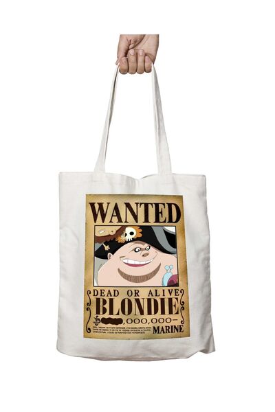 ART HEDİYE Blondie Wanted Anime - حقيبة قابلة للغسل مطبوعة على الجانبين