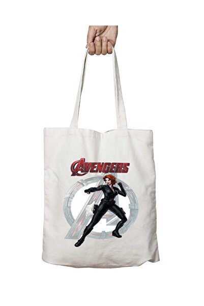 ART HEDİYE Avengers Women - حقيبة دائمة مطبوعة قابلة للغسل