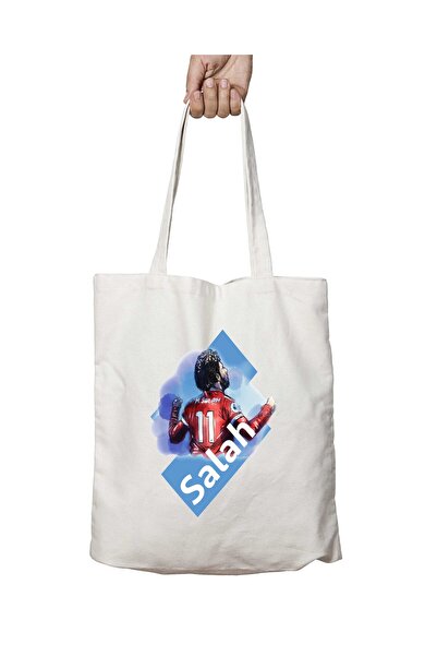 ART HEDİYE حقيبة محمد صلاح ليفربول قابلة للغسل بطباعة دائمة على الجانبين