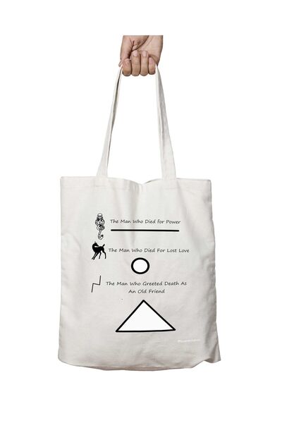 ART HEDİYE Powerless Man - Two Sides Permanent Printed Washable School and Be...