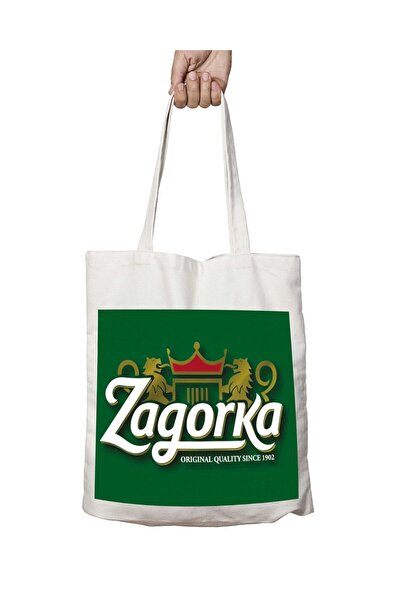 ART HEDİYE ZAGORKA Washable Printed Shoulder Tote Bag for School and Beach - ...
