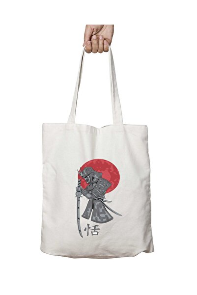 ART HEDİYE حقيبة قابلة للغسل بطبعة سيف الساموراي - يابانية تدوم على الجانبين