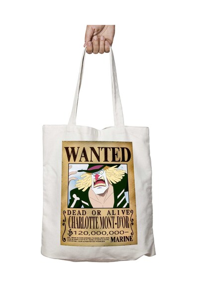 ART HEDİYE Wanted Charlotte Mont D'or - Двостороння сумка з аніме-принтом, ст...