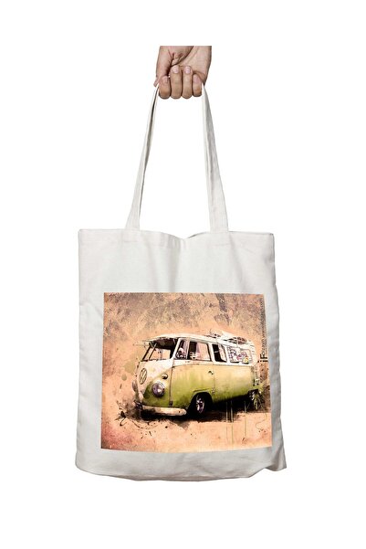 ART HEDİYE Ностальгія Камп Мінібус - Двосторонній з постійним принтом, пральн...