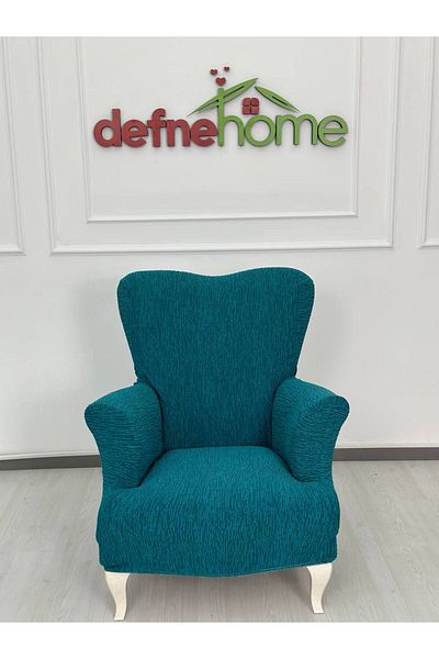 Defne Home Husă pentru fotoliu, din țesătură jacquard, elastică, anti-alunecare