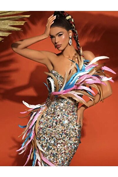 DESİGNEDBYD Zımmerman Modeli Abiye Tasarım Parti Mezuniyet Düğün Kokteyl Balo Nişan Özel Gün Davet After Parti